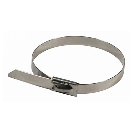 This is an image showing TIMCO Cable Ties - Stainless Steel - 4.6 x 152 - 100 Pieces Bag available from T.H Wiggans Ironmongery in Kendal, quick delivery at discounted prices.