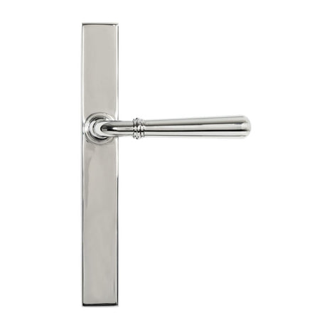 This is an image of From The Anvil - Polished Marine SS (316) Newbury Slimline Lever Espag. Latch Set available to order from T.H Wiggans Architectural Ironmongery in Kendal, quick delivery and discounted prices.