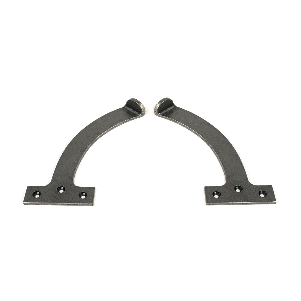 This is an image showing From The Anvil - Pewter 7" Quadrant Stay (Pair) available from T.H Wiggans Architectural Ironmongery in Kendal, quick delivery and discounted prices
