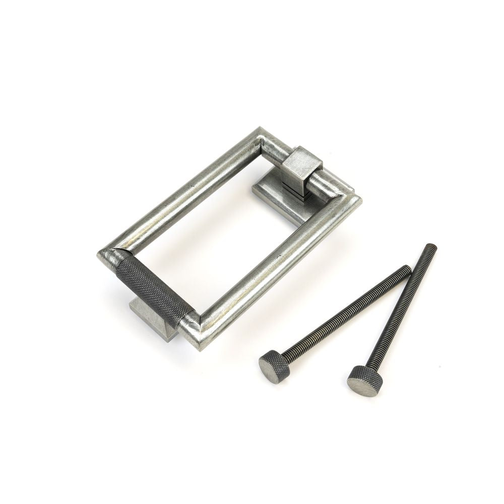 This is an image of From The Anvil - Pewter Brompton Door Knocker available to order from T.H Wiggans Architectural Ironmongery in Kendal, quick delivery and discounted prices.