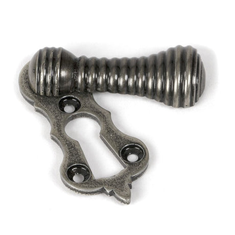 This is an image of From The Anvil - Pewter Beehive Escutcheon available to order from T.H Wiggans Architectural Ironmongery in Kendal, quick delivery and discounted prices.