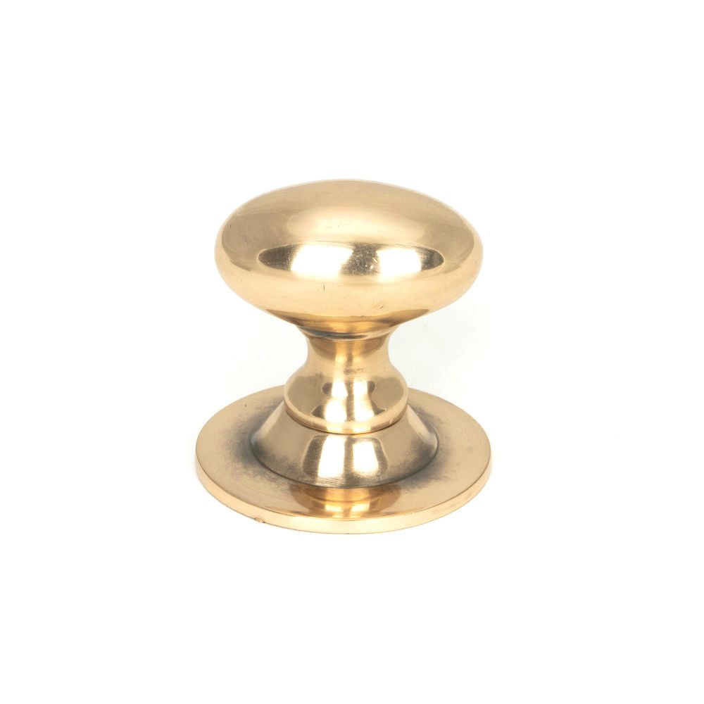 This is an image showing From The Anvil - Polished Bronze Oval Cabinet Knob 33mm available from T.H Wiggans Architectural Ironmongery in Kendal, quick delivery and discounted prices