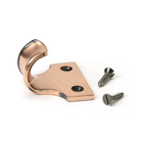 This is an image showing From The Anvil - Polished Bronze Sash Lift available from T.H Wiggans Architectural Ironmongery in Kendal, quick delivery and discounted prices