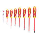 This is an image showing TIMCO VDE Screwdriver Set - 8pcs - 8 Pieces Box available from T.H Wiggans Ironmongery in Kendal, quick delivery at discounted prices.