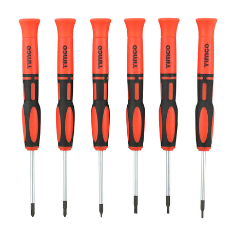 This is an image showing TIMCO Precision Screwdriver Set - 6pcs - 6 Pieces Case available from T.H Wiggans Ironmongery in Kendal, quick delivery at discounted prices.