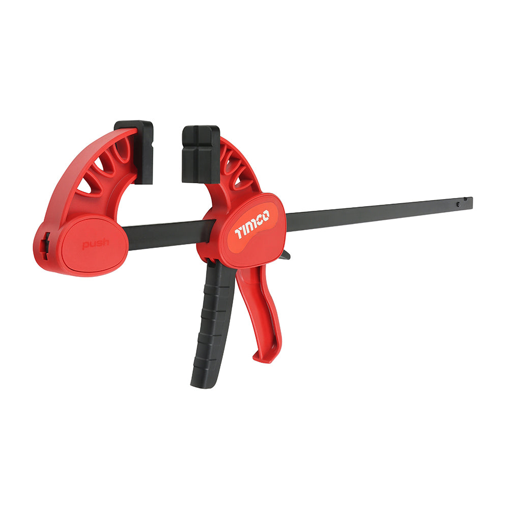 This is an image showing TIMCO Quick Change Bar Clamp - 18" - 2 Pieces Backing Card available from T.H Wiggans Ironmongery in Kendal, quick delivery at discounted prices.