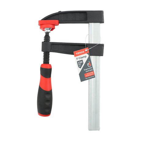This is an image showing TIMCO F Clamp - 150mm - 1 Each Unit available from T.H Wiggans Ironmongery in Kendal, quick delivery at discounted prices.