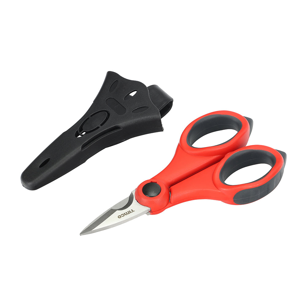 This is an image showing TIMCO Electricians Scissors - 6" - 1 Each Blister Pack available from T.H Wiggans Ironmongery in Kendal, quick delivery at discounted prices.