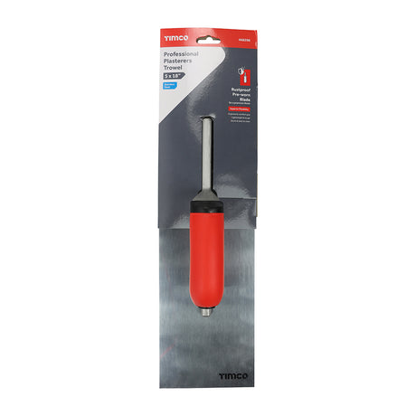 This is an image showing TIMCO Professional Plasterers Trowel - Stainless Steel - 5 x 18" - 1 Each Unit available from T.H Wiggans Ironmongery in Kendal, quick delivery at discounted prices.