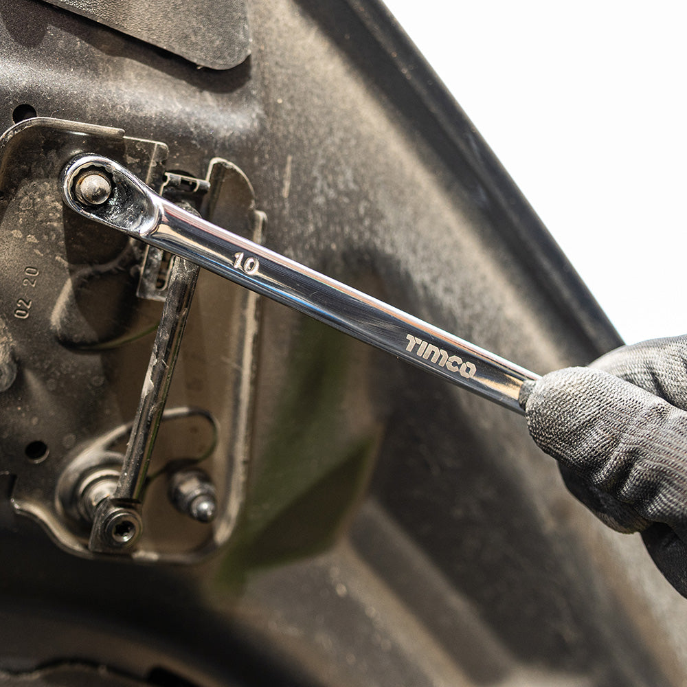 This is an image showing TIMCO Spanner Set - Double Ring - 8pcs - 8 Pieces Pack available from T.H Wiggans Ironmongery in Kendal, quick delivery at discounted prices.