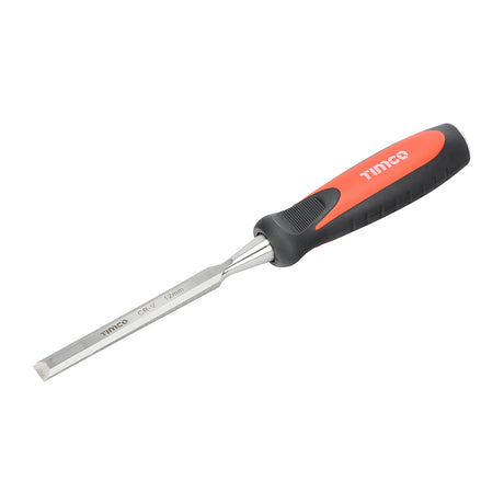 This is an image showing TIMCO Bevel Edge Wood Chisel - 12mm - 1 Each Clip available from T.H Wiggans Ironmongery in Kendal, quick delivery at discounted prices.