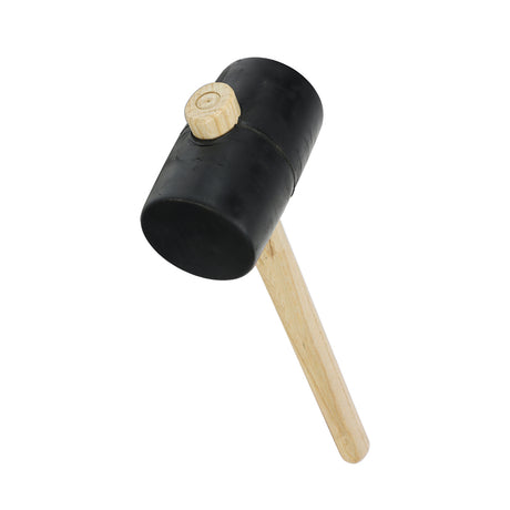 This is an image showing TIMCO Rubber Mallet - Black - 24oz - 1 Each Unit available from T.H Wiggans Ironmongery in Kendal, quick delivery at discounted prices.