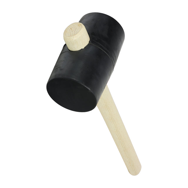 This is an image showing TIMCO Rubber Mallet - Black - 32oz - 1 Each Unit available from T.H Wiggans Ironmongery in Kendal, quick delivery at discounted prices.