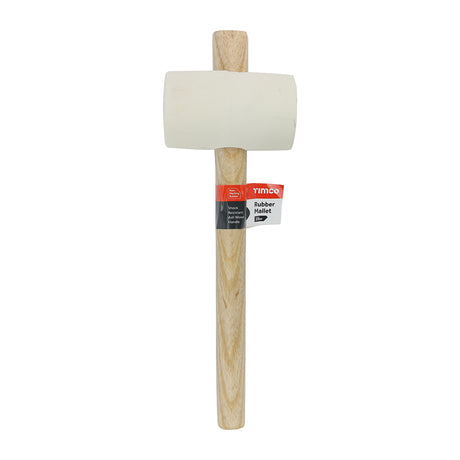 This is an image showing TIMCO Rubber Mallet - White - 16oz - 1 Each Unit available from T.H Wiggans Ironmongery in Kendal, quick delivery at discounted prices.
