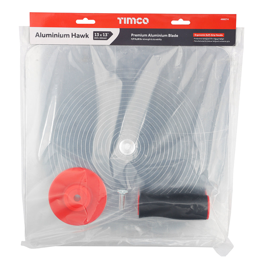 This is an image showing TIMCO Aluminium Hawk - 13 x 13" - 1 Each Header Card available from T.H Wiggans Ironmongery in Kendal, quick delivery at discounted prices.