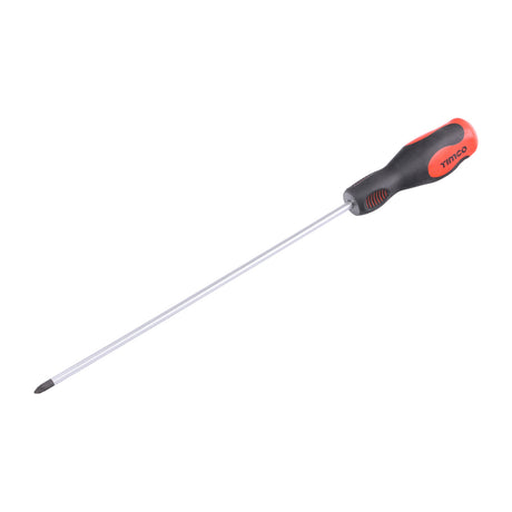 This is an image showing TIMCO Screwdriver - Pozi - PZ1 x 250mm - 1 Each Clip available from T.H Wiggans Ironmongery in Kendal, quick delivery at discounted prices.