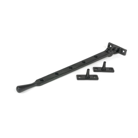 This is an image showing From The Anvil - Matt Black 12" Newbury Stay available from T.H Wiggans Architectural Ironmongery in Kendal, quick delivery and discounted prices