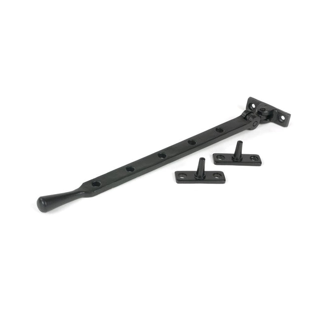 This is an image showing From The Anvil - Matt Black 12" Newbury Stay available from T.H Wiggans Architectural Ironmongery in Kendal, quick delivery and discounted prices