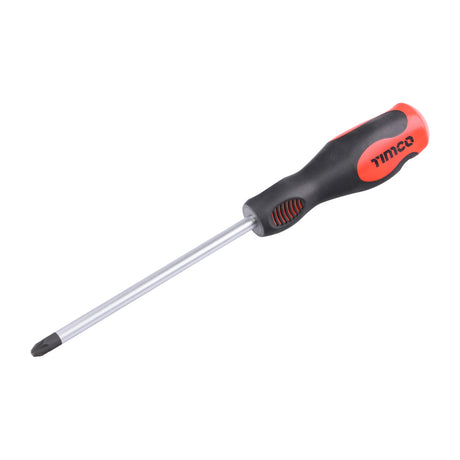 This is an image showing TIMCO Screwdriver - Pozi - PZ3 x 150mm - 1 Each Clip available from T.H Wiggans Ironmongery in Kendal, quick delivery at discounted prices.