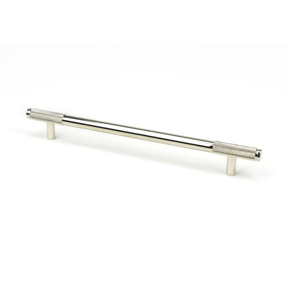 This is an image showing From The Anvil - Polished Nickel Half Brompton Pull Handle - Large available from T.H Wiggans Architectural Ironmongery in Kendal, quick delivery and discounted prices
