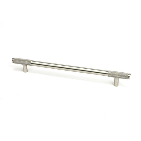 This is an image showing From The Anvil - Satin SS (304) Half Brompton Pull Handle - Large available from T.H Wiggans Architectural Ironmongery in Kendal, quick delivery and discounted prices