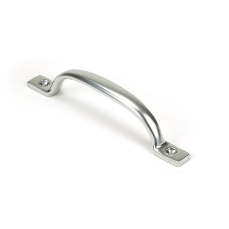 This is an image showing From The Anvil - Satin Chrome Slim Sash Pull available from T.H Wiggans Architectural Ironmongery in Kendal, quick delivery and discounted prices