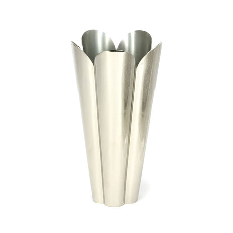 This is an image showing From The Anvil - Smooth Nickel Flora Vase available from T.H Wiggans Architectural Ironmongery in Kendal, quick delivery and discounted prices