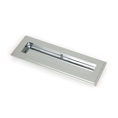 This is an image of From The Anvil - Polished Chrome 175mm Art Deco Rectangular Pull available to order from T.H Wiggans Architectural Ironmongery in Kendal, quick delivery and discounted prices.