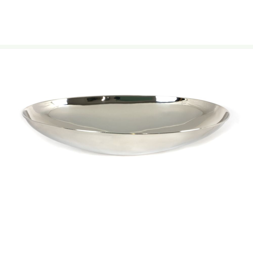 This is an image showing From The Anvil - Smooth Nickel Oval Sink available from T.H Wiggans Architectural Ironmongery in Kendal, quick delivery and discounted prices