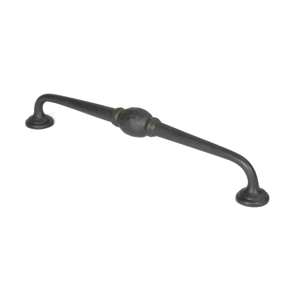 This is an image of From The Anvil - Beeswax 10" Hammered D Handle available to order from T.H Wiggans Architectural Ironmongery in Kendal, quick delivery and discounted prices.