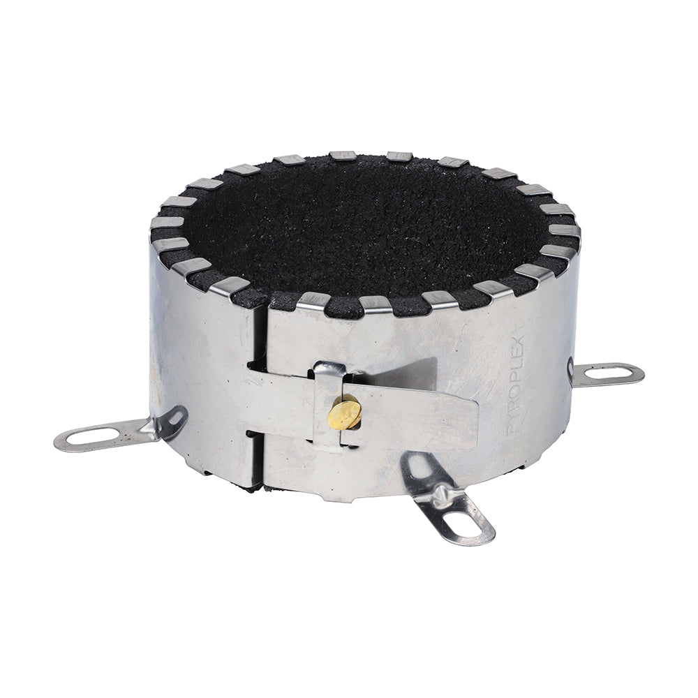 This is an image showing TIMCO Intumescent Pipe Collar - Pipe Size 110mm - 1 Each Bag available from T.H Wiggans Ironmongery in Kendal, quick delivery at discounted prices.