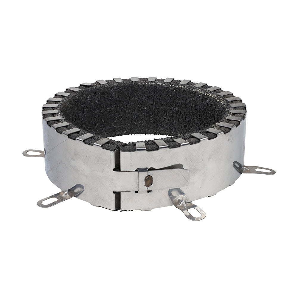 This is an image showing TIMCO Intumescent Pipe Collar - Pipe Size 160mm - 1 Each Bag available from T.H Wiggans Ironmongery in Kendal, quick delivery at discounted prices.