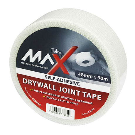 This is an image showing TIMCO Drywall Joint Tape - 90m x 48mm - 1 Each Roll available from T.H Wiggans Ironmongery in Kendal, quick delivery at discounted prices.