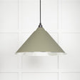 This is an image showing From The Anvil - Smooth Nickel Hockley Pendant in Tump available from T.H Wiggans Architectural Ironmongery in Kendal, quick delivery and discounted prices
