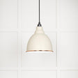 This is an image showing From The Anvil - White Gloss Brindley Pendant in Teasel available from T.H Wiggans Architectural Ironmongery in Kendal, quick delivery and discounted prices