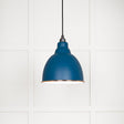 This is an image showing From The Anvil - White Gloss Brindley Pendant in Upstream available from T.H Wiggans Architectural Ironmongery in Kendal, quick delivery and discounted prices