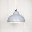This is an image showing From The Anvil - White Gloss Harborne Pendant in Birch available from T.H Wiggans Architectural Ironmongery in Kendal, quick delivery and discounted prices