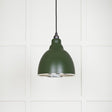 This is an image showing From The Anvil - Hammered Nickel Brindley Pendant in Heath available from T.H Wiggans Architectural Ironmongery in Kendal, quick delivery and discounted prices