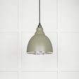 This is an image showing From The Anvil - Hammered Nickel Brindley Pendant in Tump available from T.H Wiggans Architectural Ironmongery in Kendal, quick delivery and discounted prices