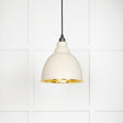 This is an image showing From The Anvil - Smooth Brass Brindley Pendant in Teasel available from T.H Wiggans Architectural Ironmongery in Kendal, quick delivery and discounted prices