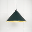 This is an image showing From The Anvil - Hammered Brass Hockley Pendant in Dingle available from T.H Wiggans Architectural Ironmongery in Kendal, quick delivery and discounted prices