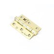 This is an image showing From The Anvil - Polished Brass 3" Ball Bearing Butt Hinge (pair) ss available from T.H Wiggans Architectural Ironmongery in Kendal, quick delivery and discounted prices