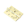 This is an image showing From The Anvil - Polished Brass 4" Ball Bearing Butt Hinge (pair) ss available from T.H Wiggans Architectural Ironmongery in Kendal, quick delivery and discounted prices