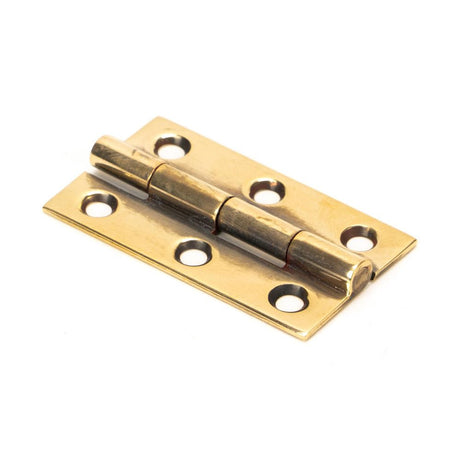 This is an image showing From The Anvil - Aged Brass 2" Butt Hinge (pair) available from T.H Wiggans Architectural Ironmongery in Kendal, quick delivery and discounted prices