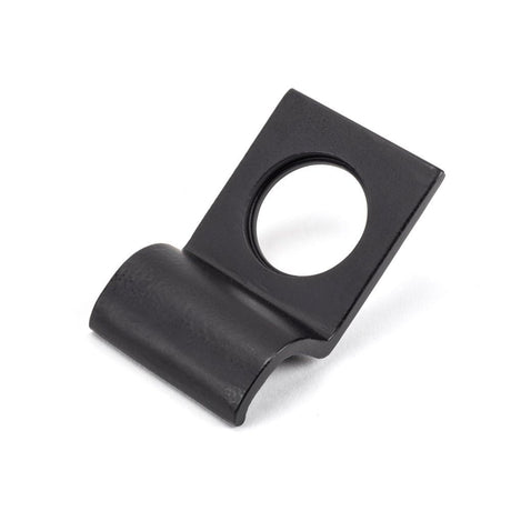 This is an image of From The Anvil - Matt Black Rim Cylinder Pull available to order from T.H Wiggans Architectural Ironmongery in Kendal, quick delivery and discounted prices.