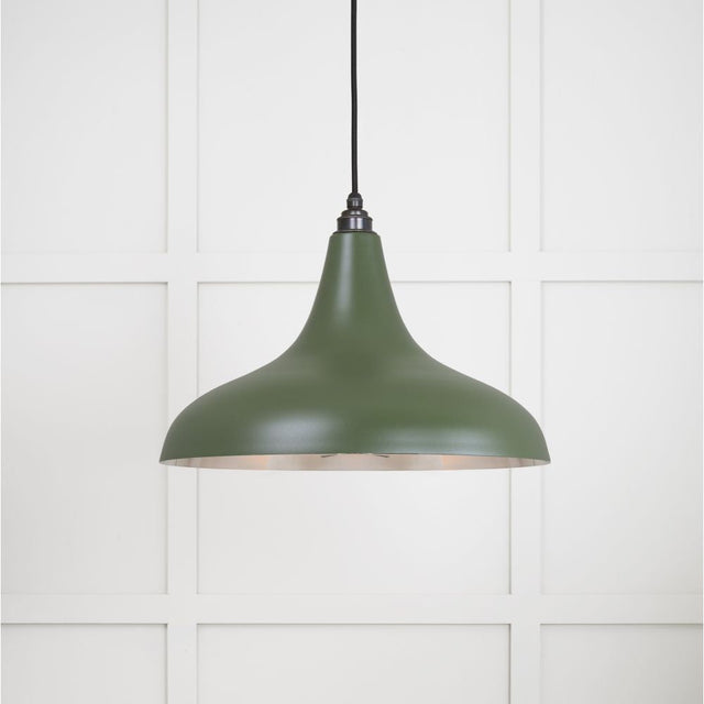This is an image showing From The Anvil - Smooth Nickel Frankley Pendant in Heath available from T.H Wiggans Architectural Ironmongery in Kendal, quick delivery and discounted prices