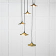 This is an image showing From The Anvil - Smooth Copper Flora Cluster Pendant in Heath available from T.H Wiggans Architectural Ironmongery in Kendal, quick delivery and discounted prices