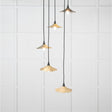 This is an image showing From The Anvil - Smooth Nickel Flora Cluster Pendant in Tump available from T.H Wiggans Architectural Ironmongery in Kendal, quick delivery and discounted prices