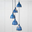 This is an image showing From The Anvil - Smooth Nickel Brindley Cluster Pendant in Upstream available from T.H Wiggans Architectural Ironmongery in Kendal, quick delivery and discounted prices