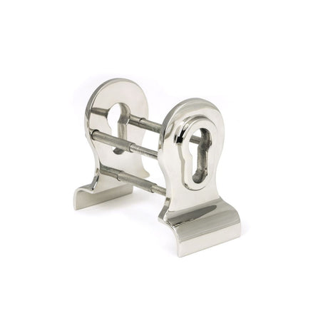 This is an image of From The Anvil - Polished Marine SS (316) 50mm Euro Door Pull (Back to Back fixi available to order from T.H Wiggans Architectural Ironmongery in Kendal, quick delivery and discounted prices.